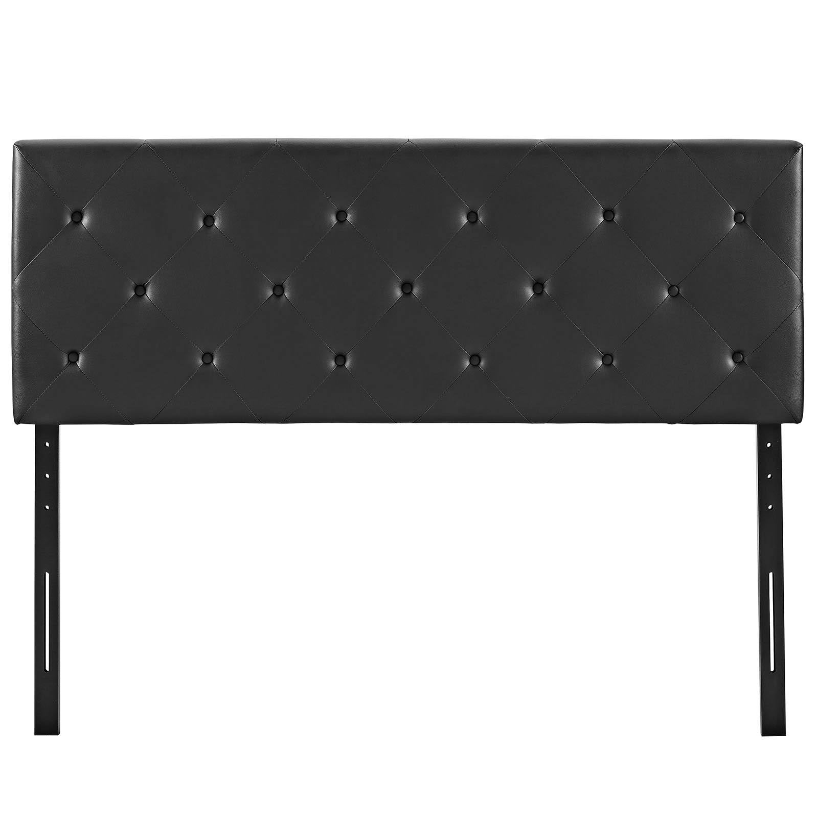 Black King Vinyl Headboard N31624
