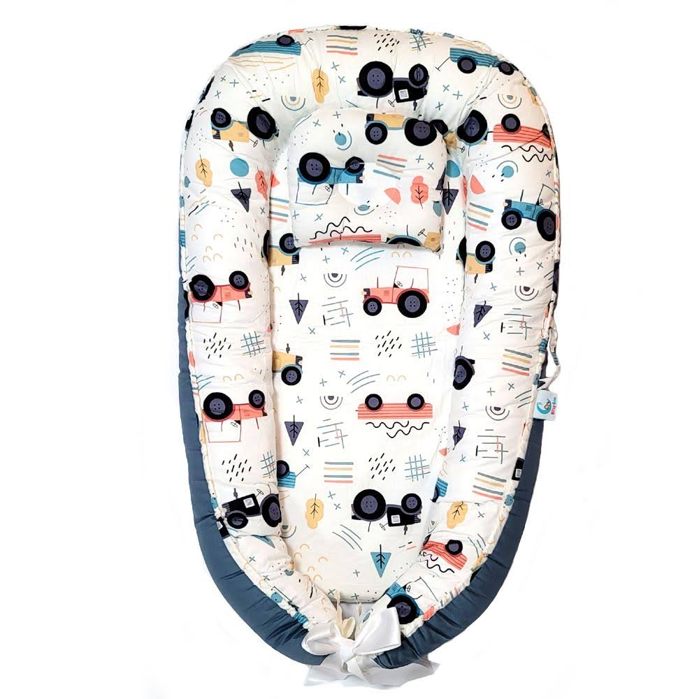 Blue Newborn Bed Nest Baby Lounger U3227