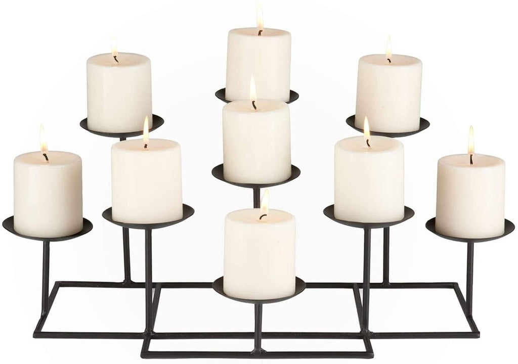 Black Transitional Metal Candelabra P708428