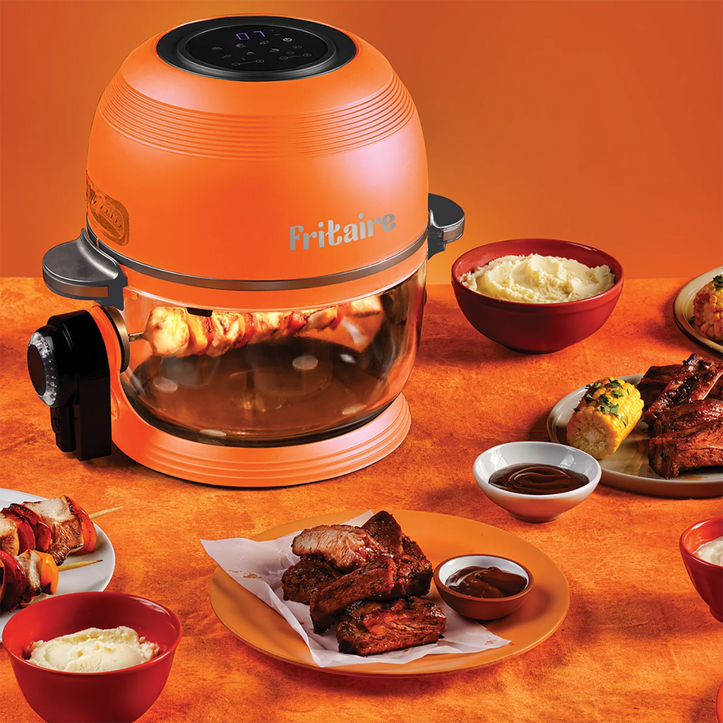 White 5 Qt Self-Cleaning Glass Bowl Air Fryer P64674