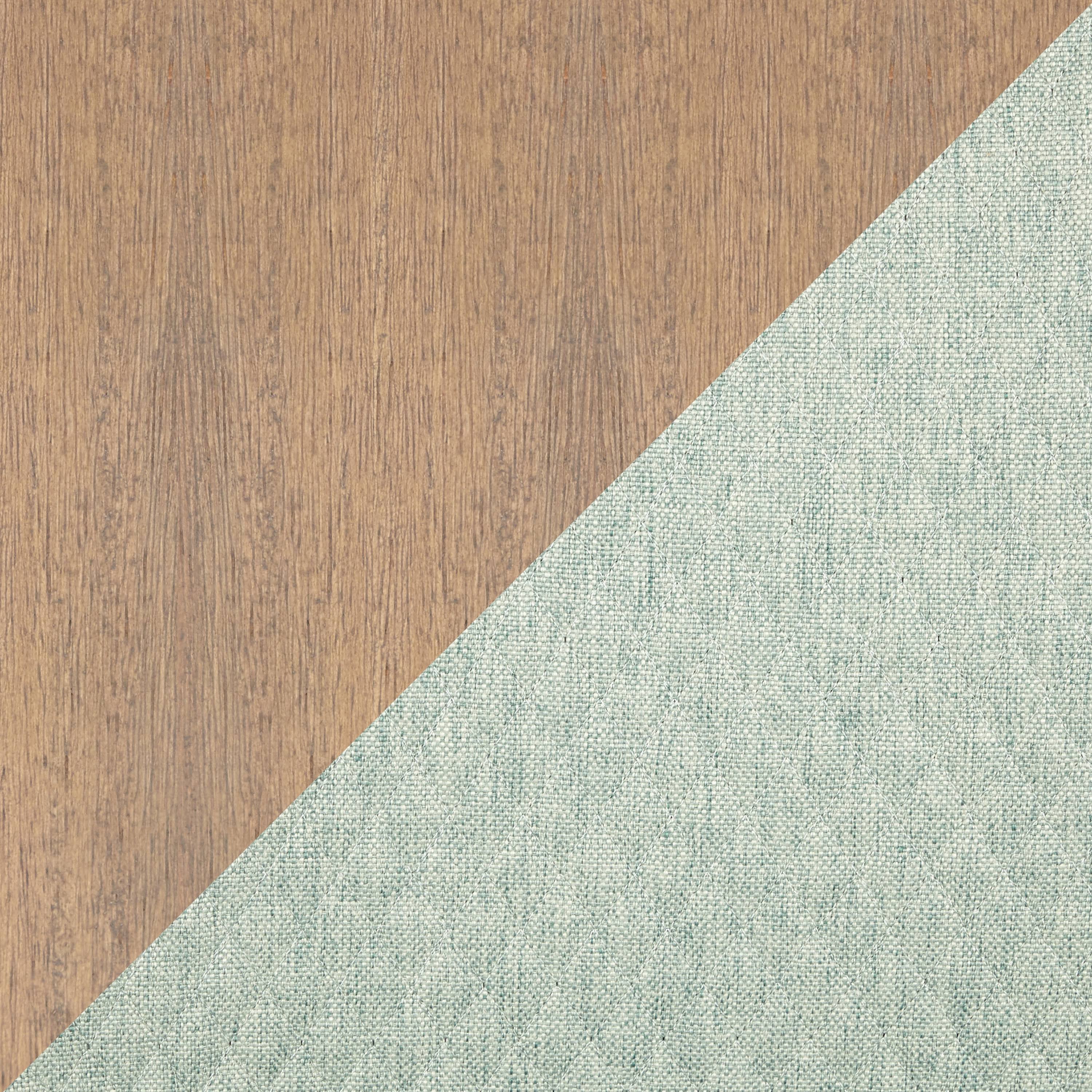 Green Fabric Dining Chair Set of 2 B5568