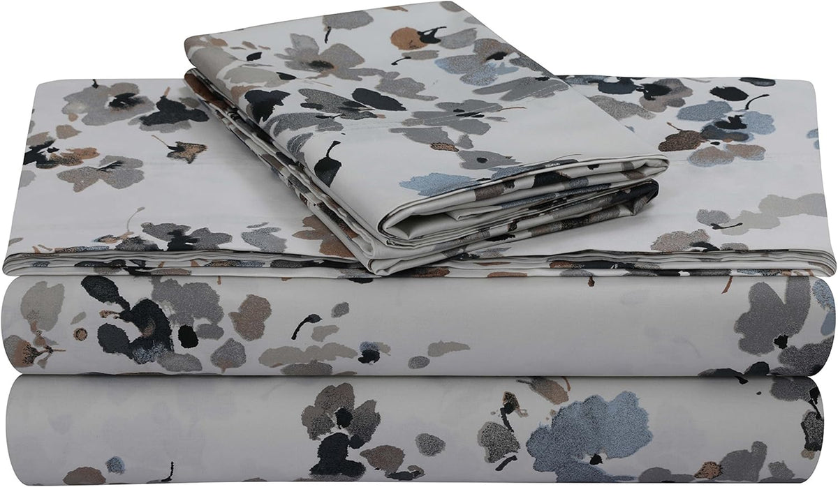 Cal King Cotton Printed Sheet Set C405