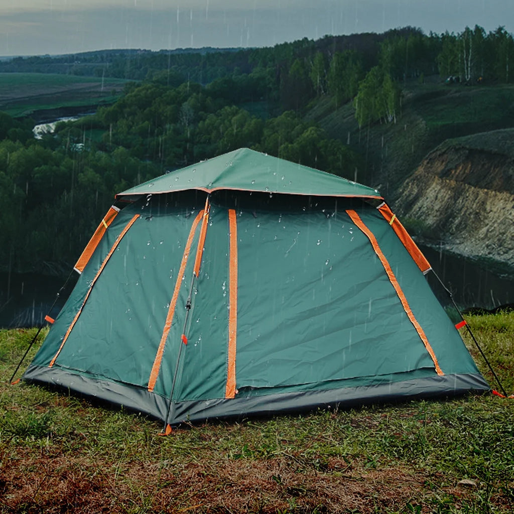 3/4 Person Waterproof Dome Tent with Carry Bag C594580