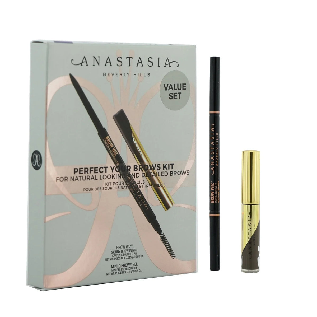 Medium Brown Brow Kit 2pcs R436582