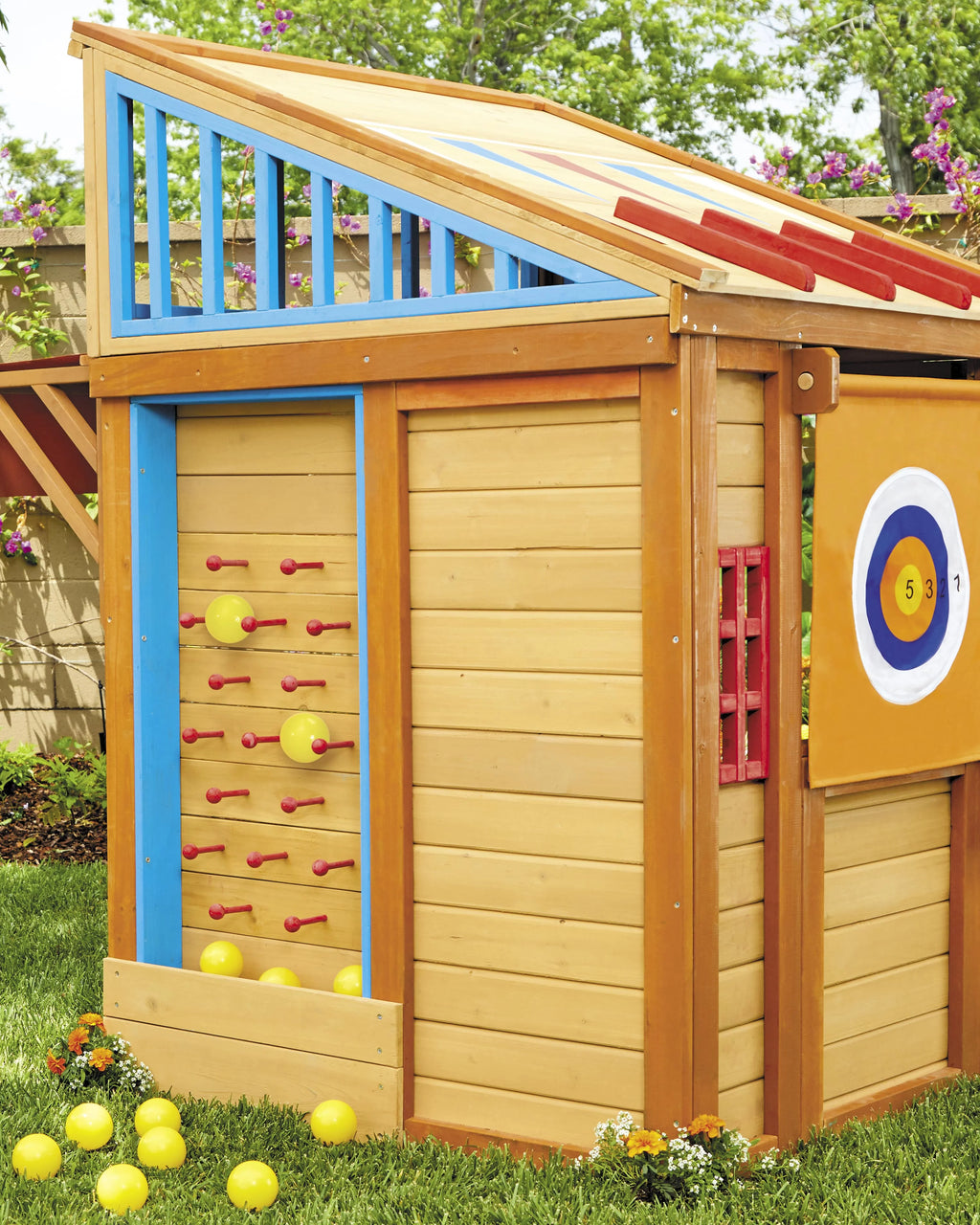 5-in-1 Wooden Game House N60204