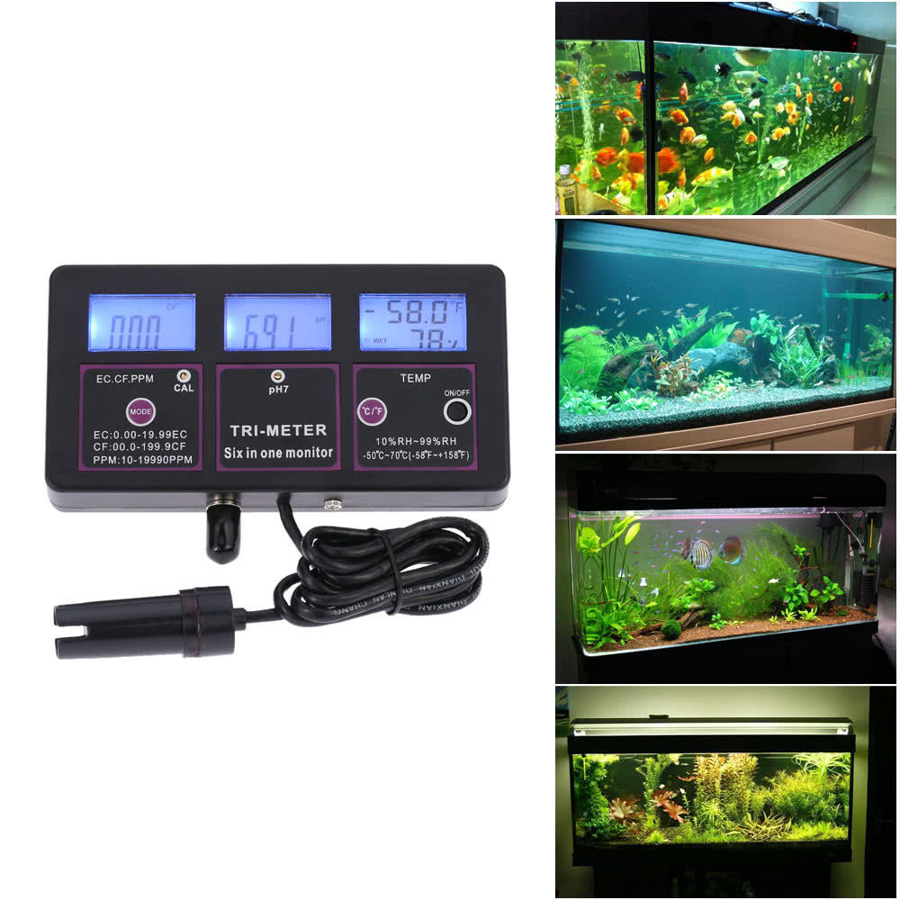6 in 1 Multi-Parameter Water Testing Meter X83283