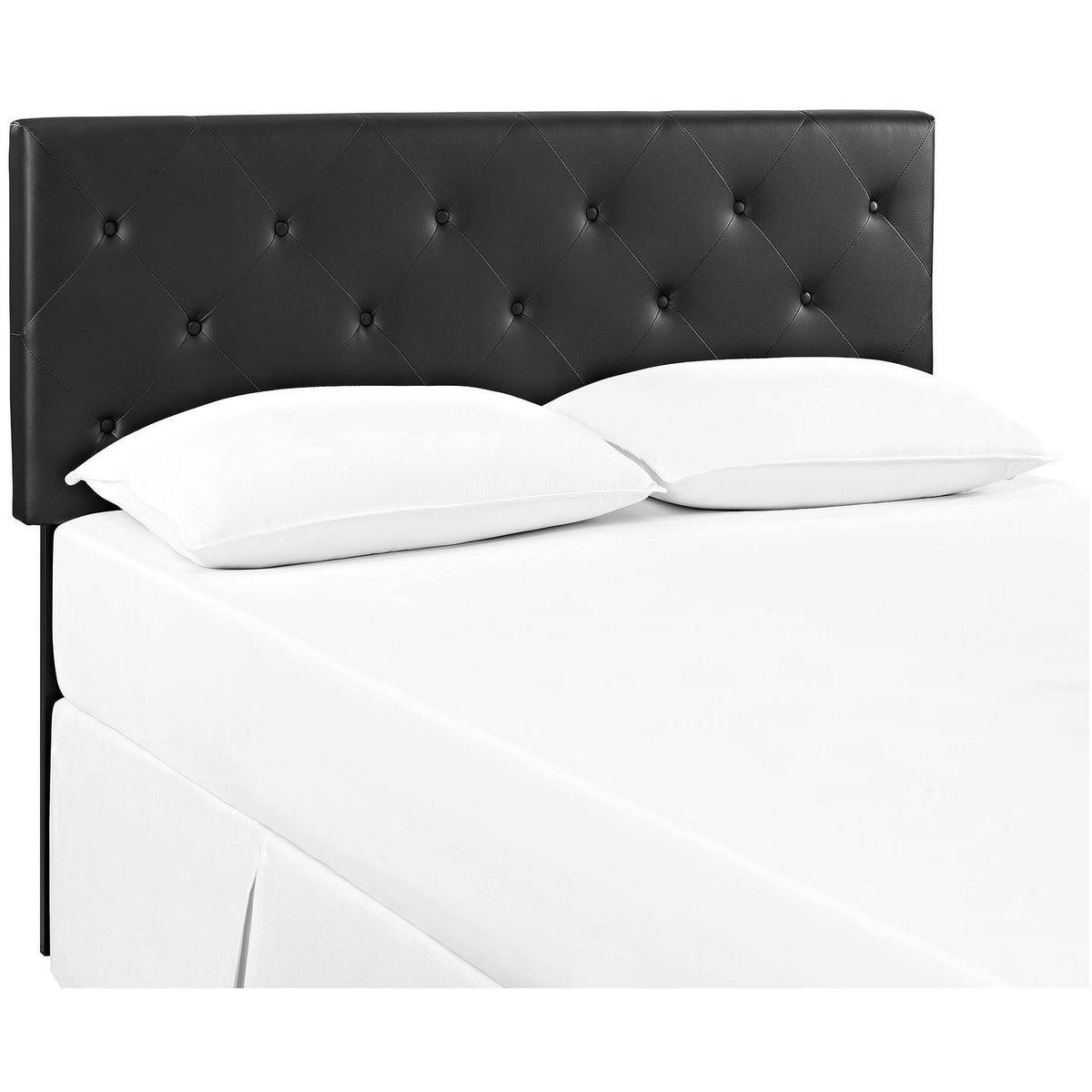 Black King Vinyl Headboard N31624