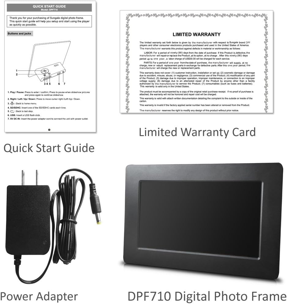 14-Inch Digital Photo Frame (Black) T989017