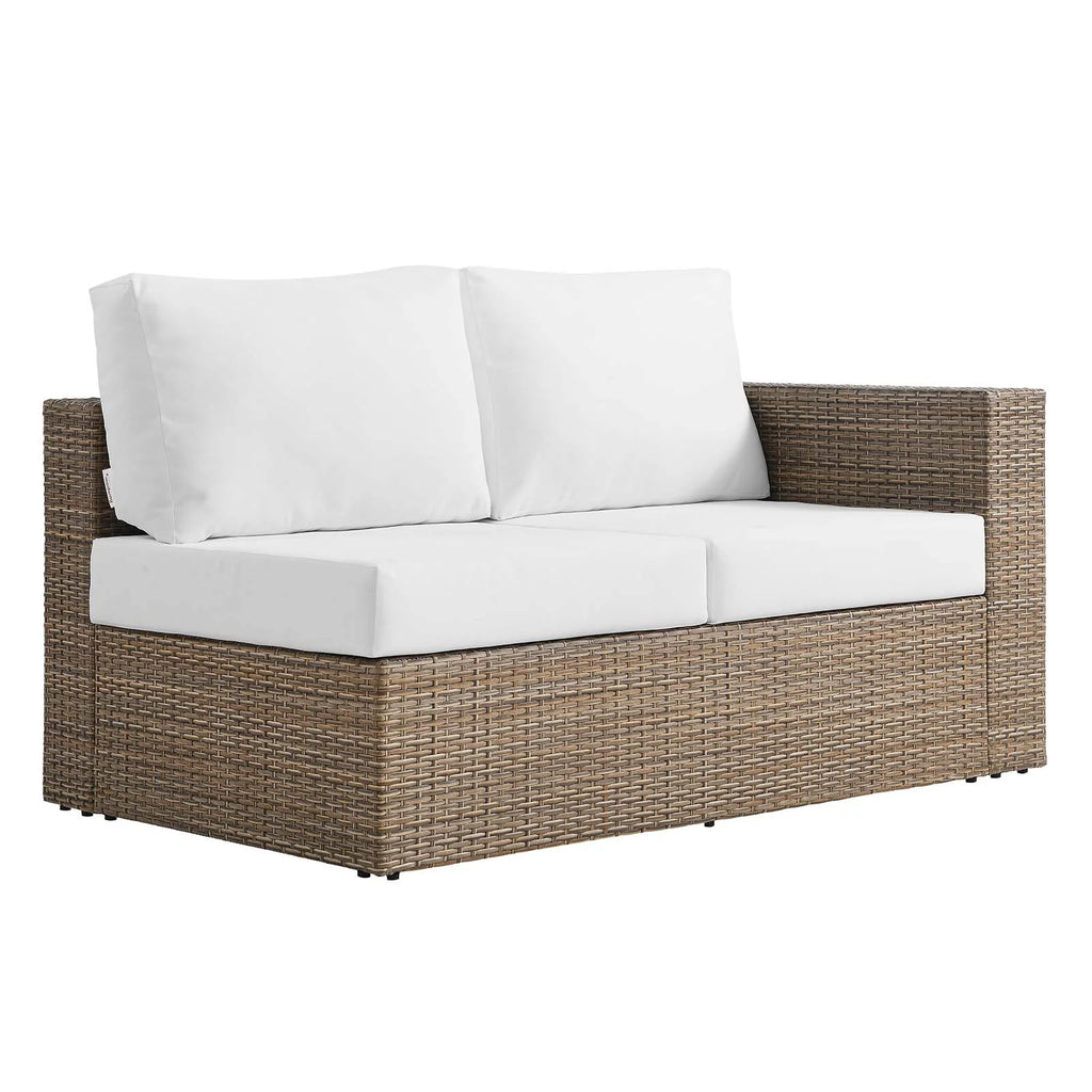 Outdoor Patio Sectional Sofa and Ottoman Set D69105