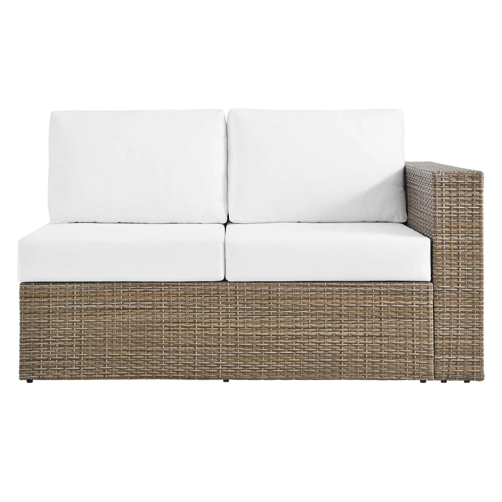 Outdoor Patio Sectional Sofa and Ottoman Set D69105