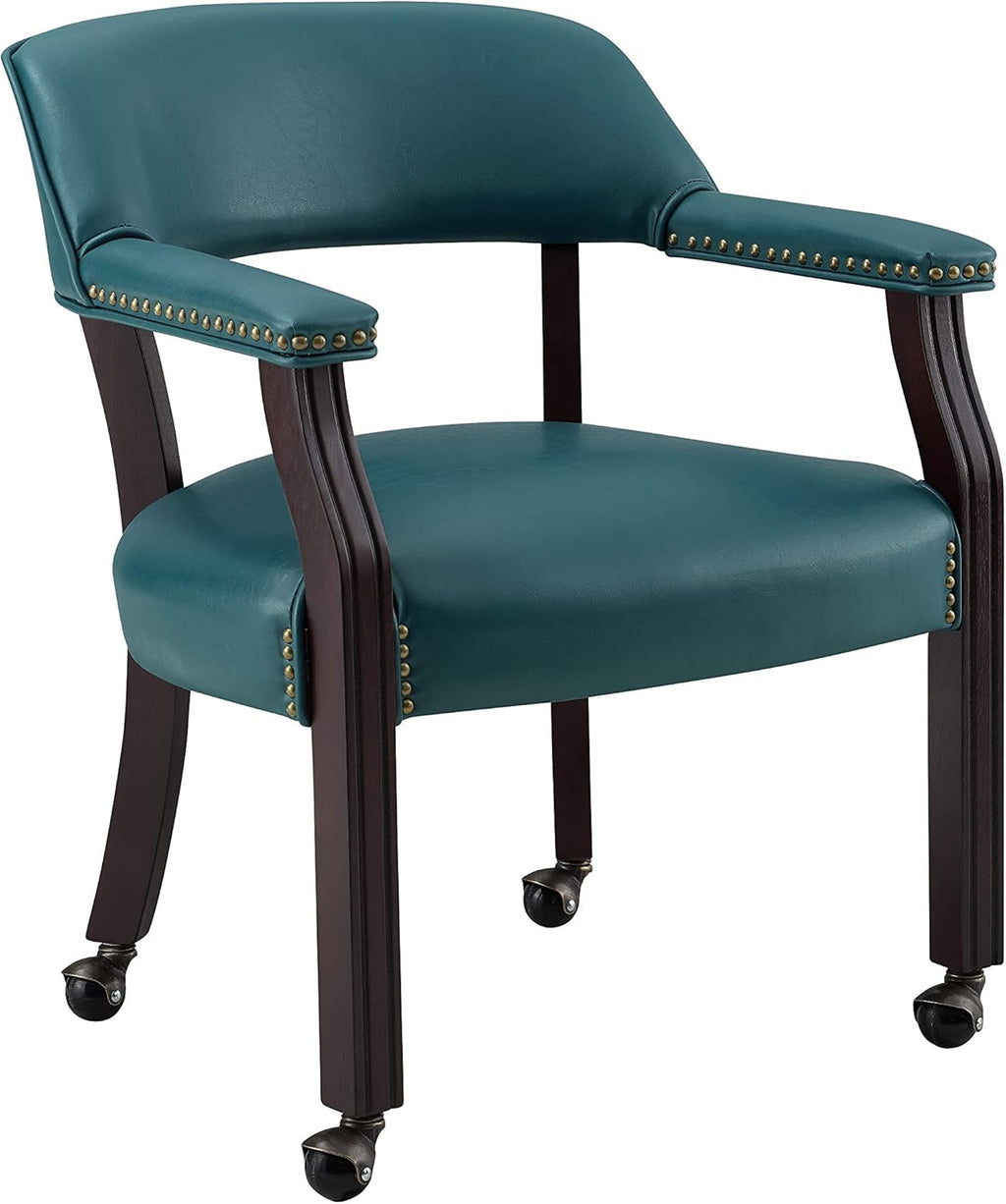Black Captains Chair with Casters B412353