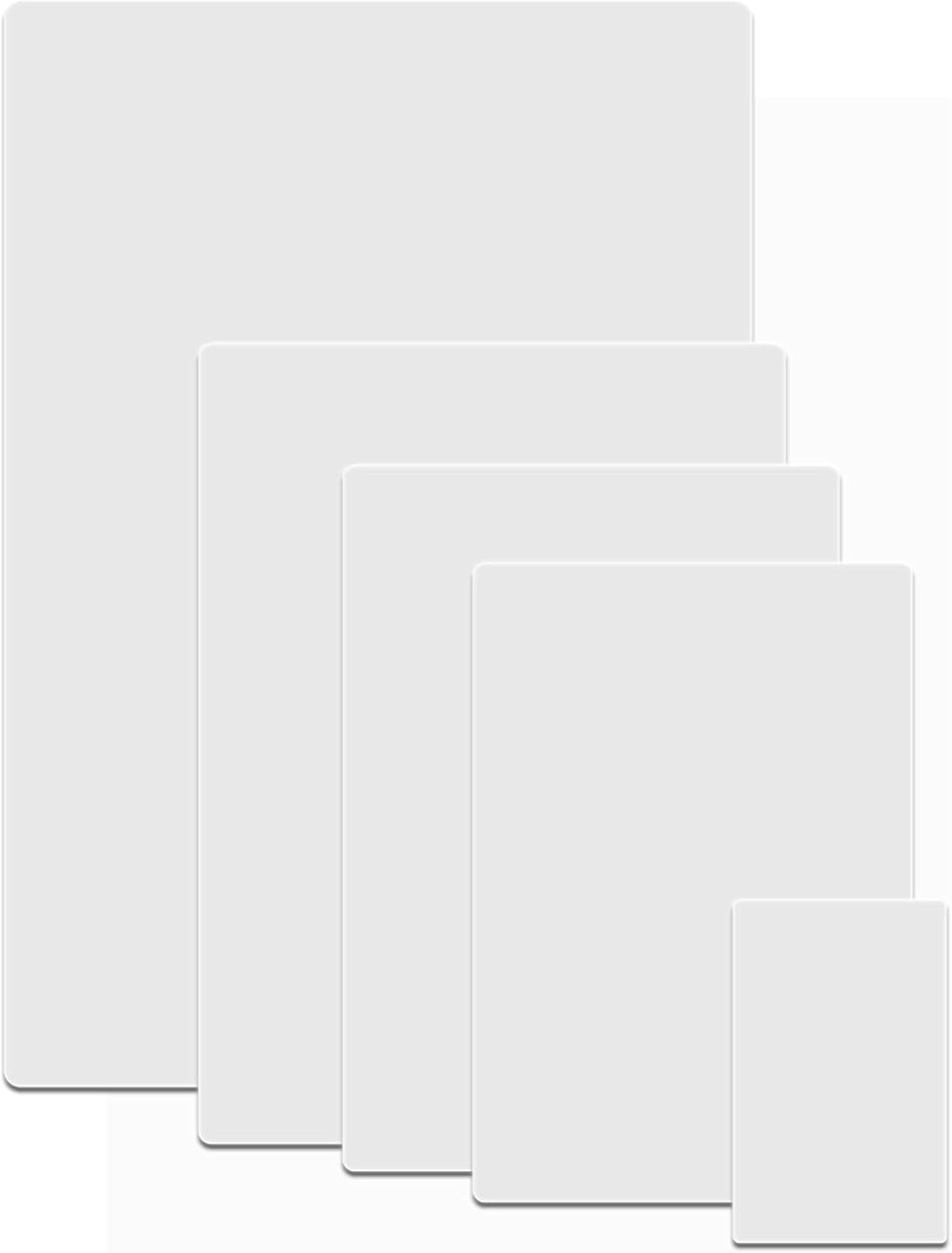 350-Pack Clear Thermal Laminating Pouches, 7 Sizes N66656