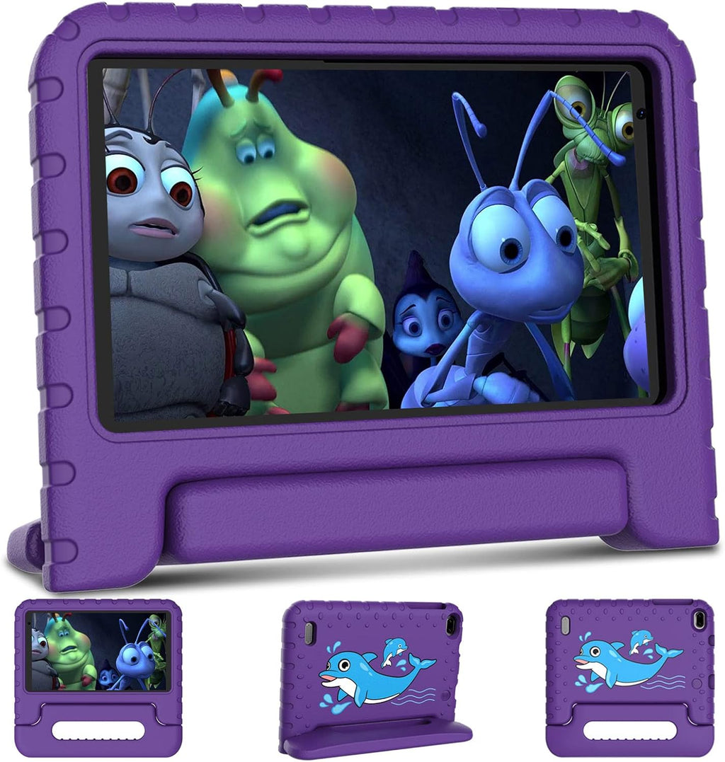 Purple 7 inch Android 11 Kids Tablet with Kid-Proof Case K318