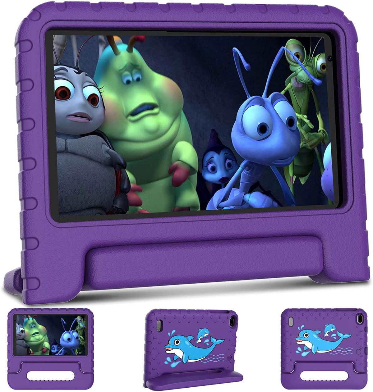 Purple 7 inch Android 11 Kids Tablet with Kid-Proof Case K318
