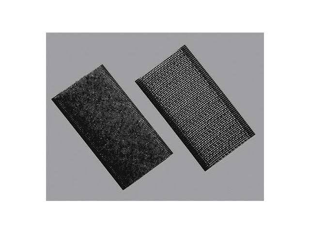 Hook and Loop, 1x3 In, Black, Pack of 200 H53881