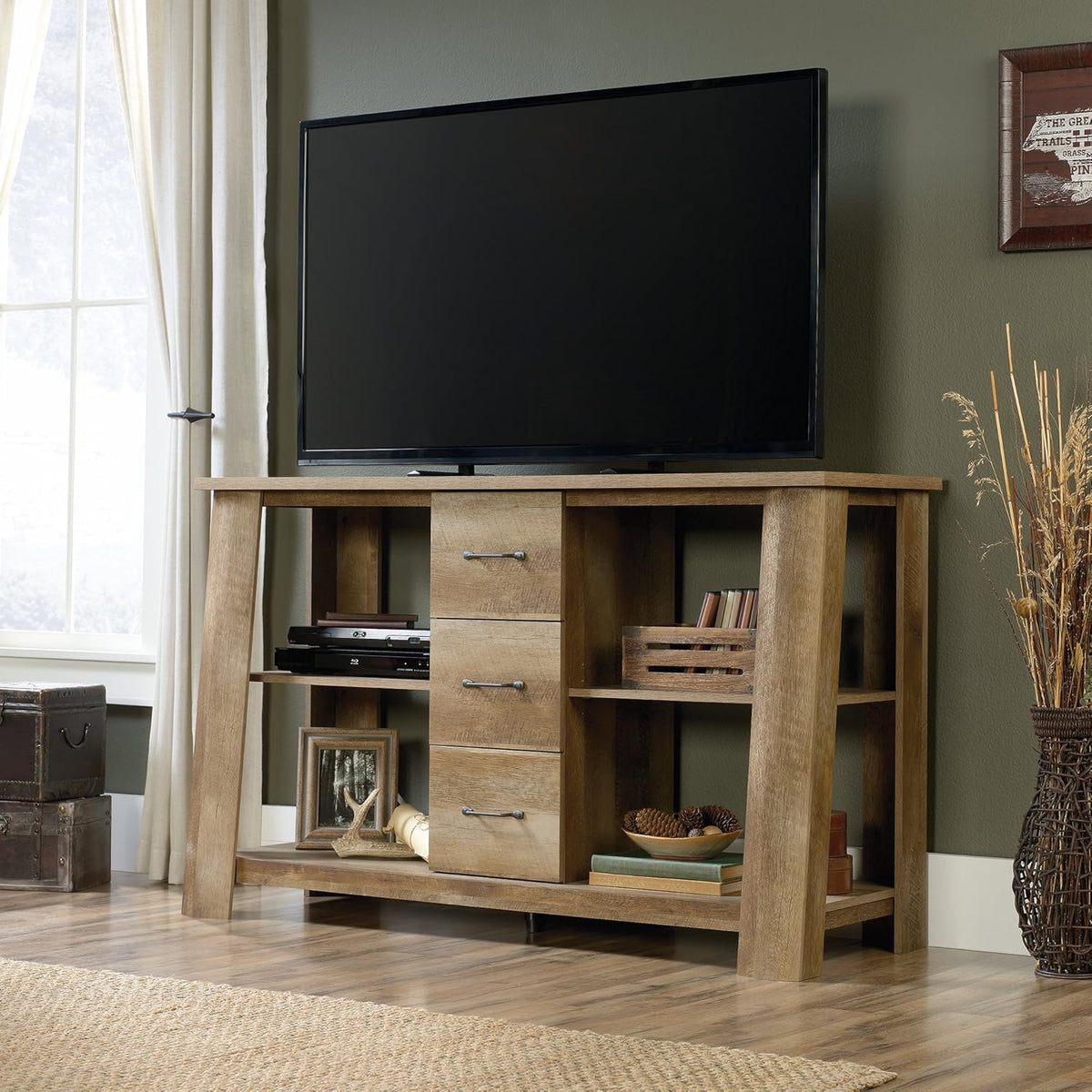 Craftsman Oak Credenza W26725