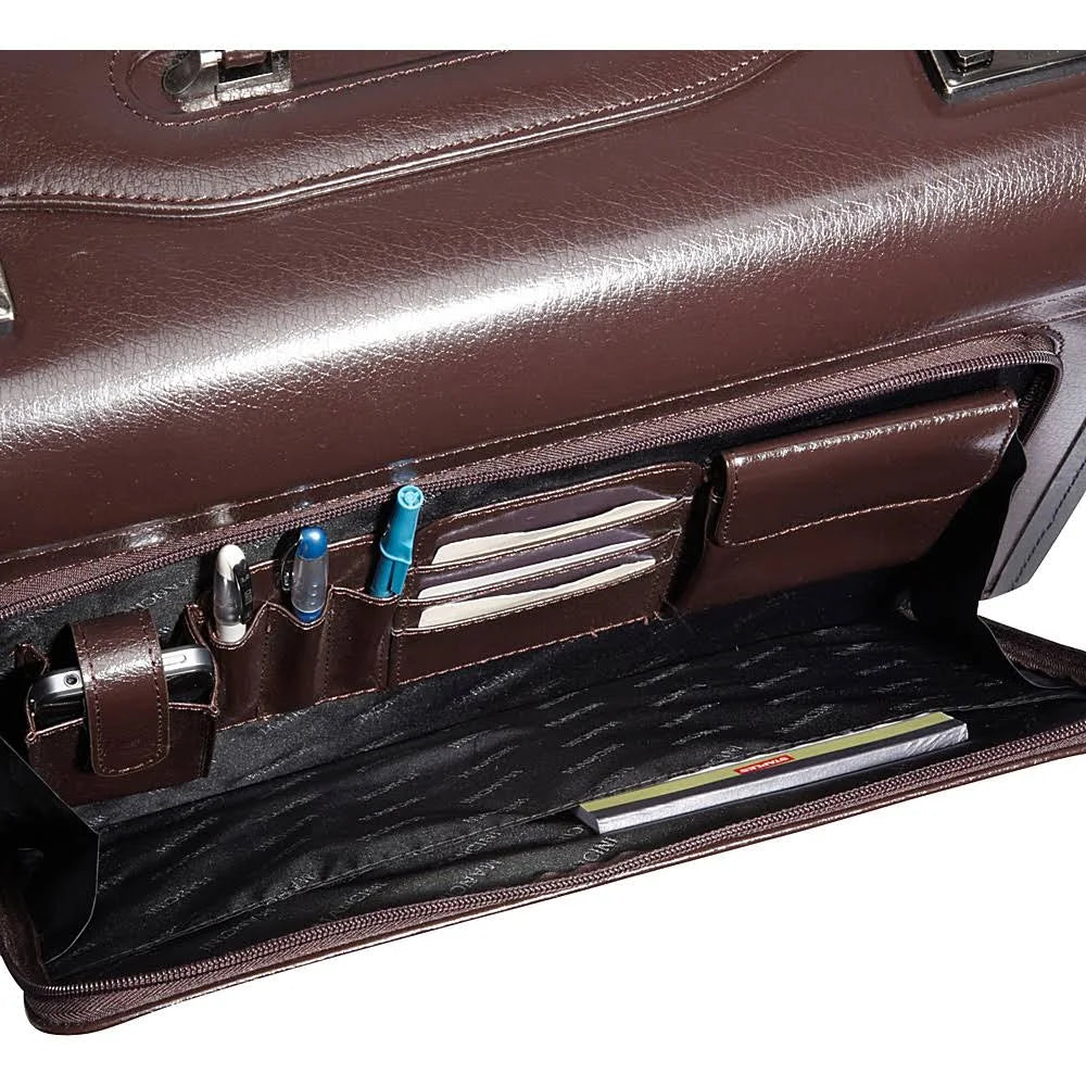 Black Wheeled Laptop Catalog Case Y5104