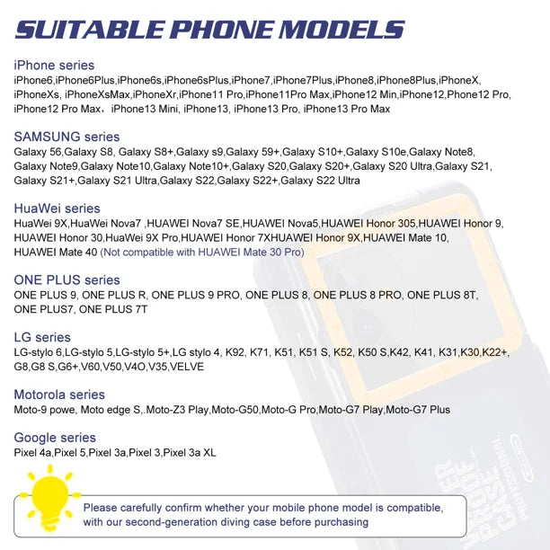 Waterproof Protective Case for Phones Up to 6.9 Inch X65118