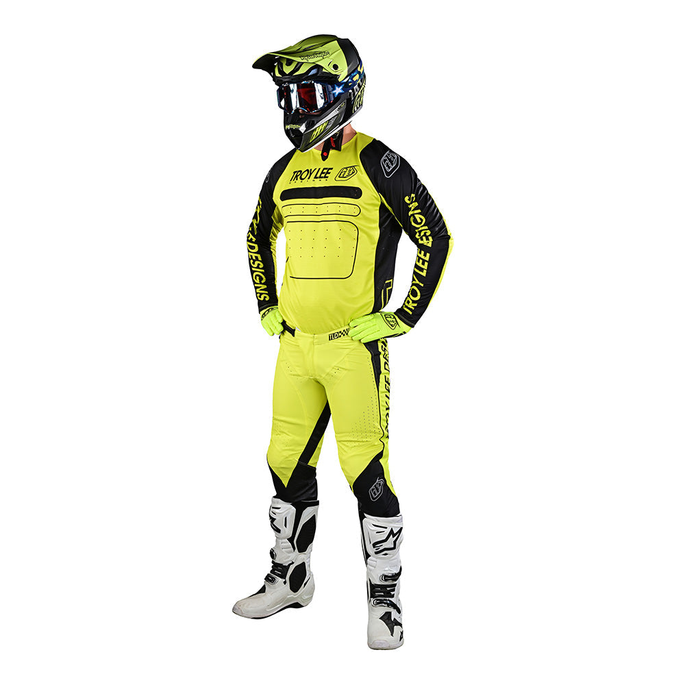 Black/Glow Yellow MX Offroad Jersey A787272