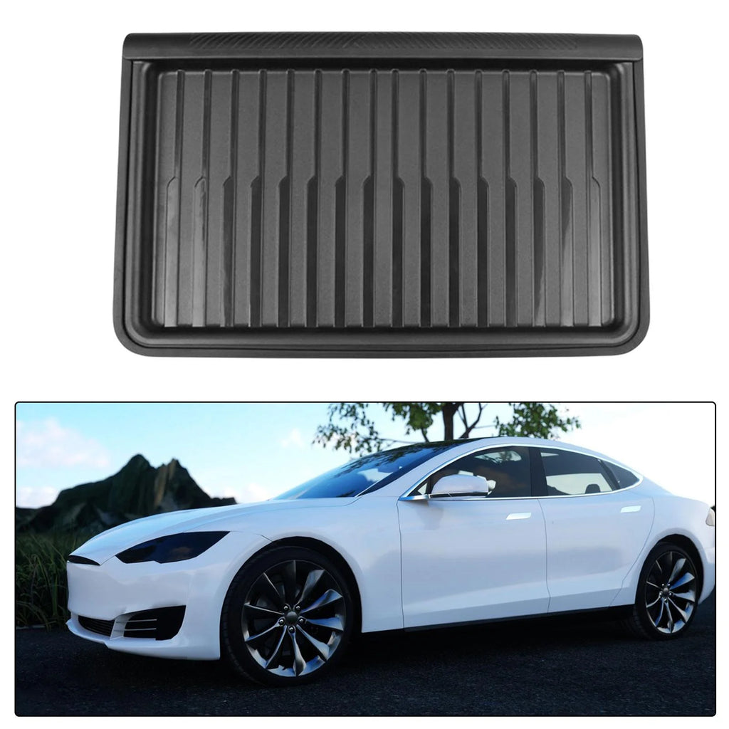 Black Car Underseat Organizer Tray With Lid Q382021