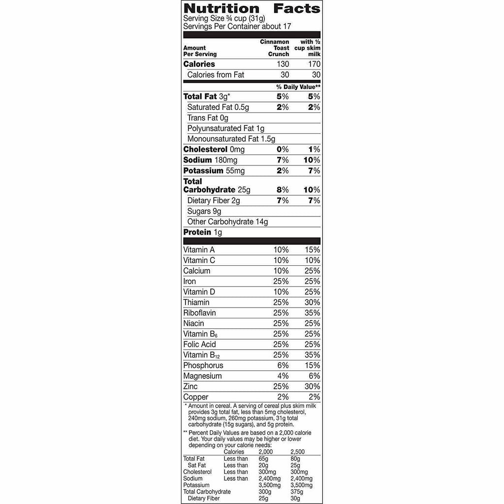 Cinnamon Toast Crunch Cereal, 2 Boxes - 38.6 oz M11808