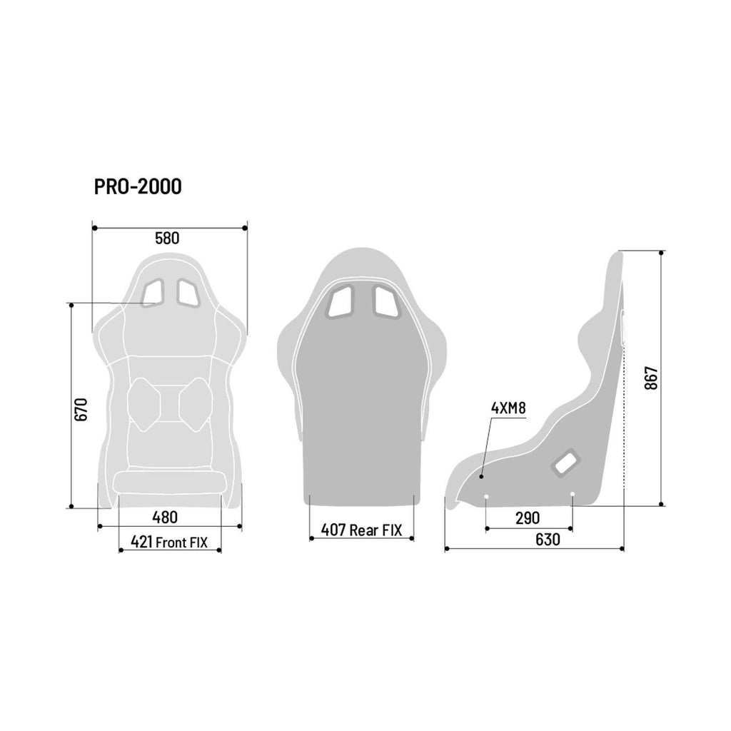 Pro 2000 QRT Seat Y1741