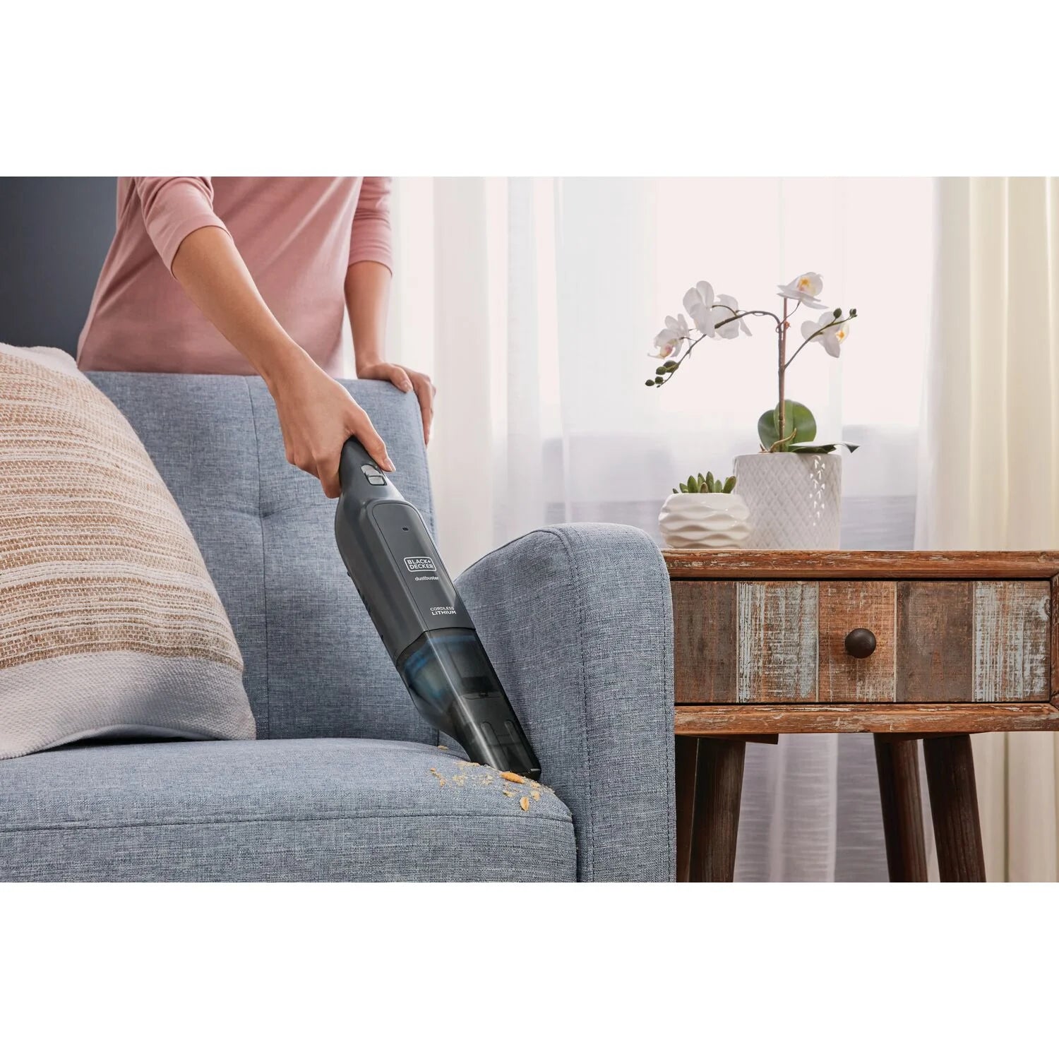 Black Cordless Slim Handheld Vacuum O770895