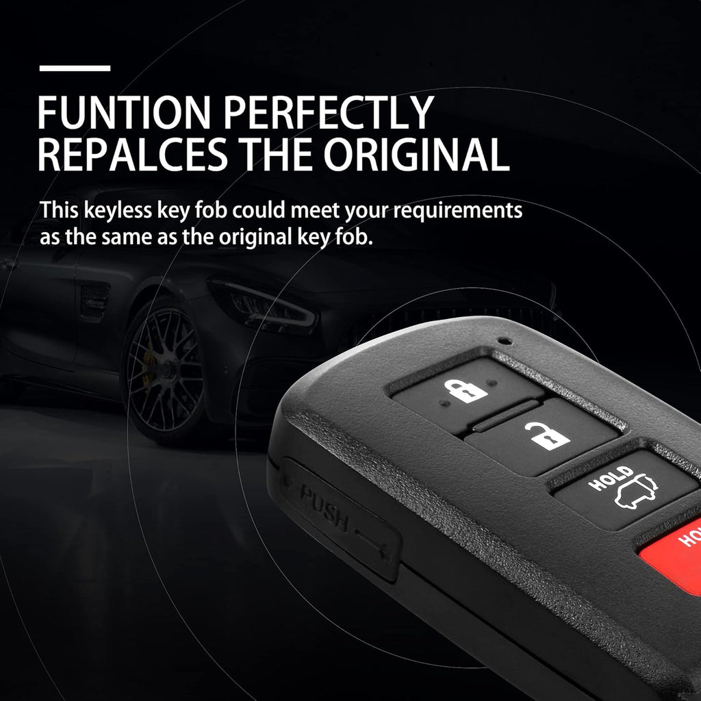 Key Fob for Toyota Highlander 2014-2019 4-Buttons Keyless Entry Remote O8941