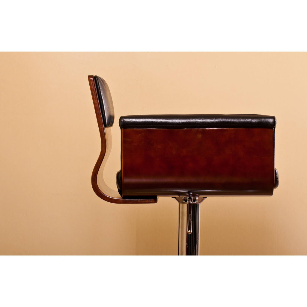 Contemporary Swivel-adjustable Bar Stool S727201