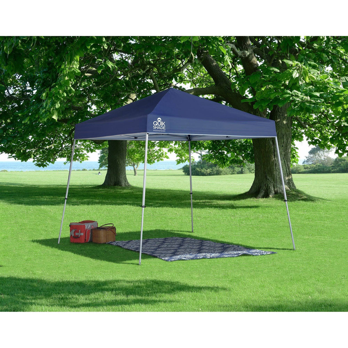 10x10 ft Slant Leg Canopy Twilight Blue Q16460