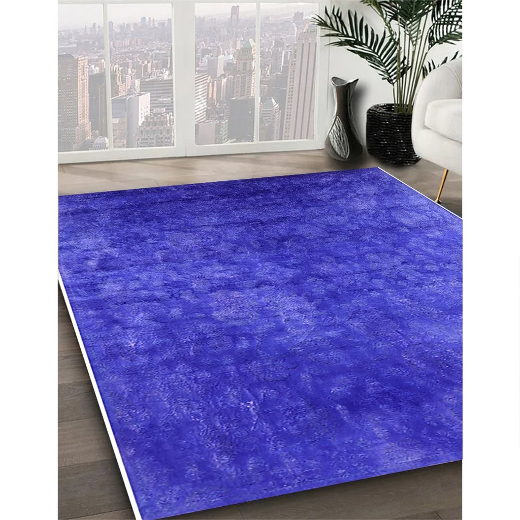 Blue Oriental Rectangle Area Rug 2' x 4' U68439