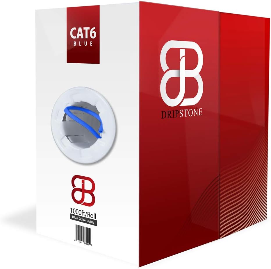 Cat6 Utp Solid Ethernet Cable 1000-feet White O579