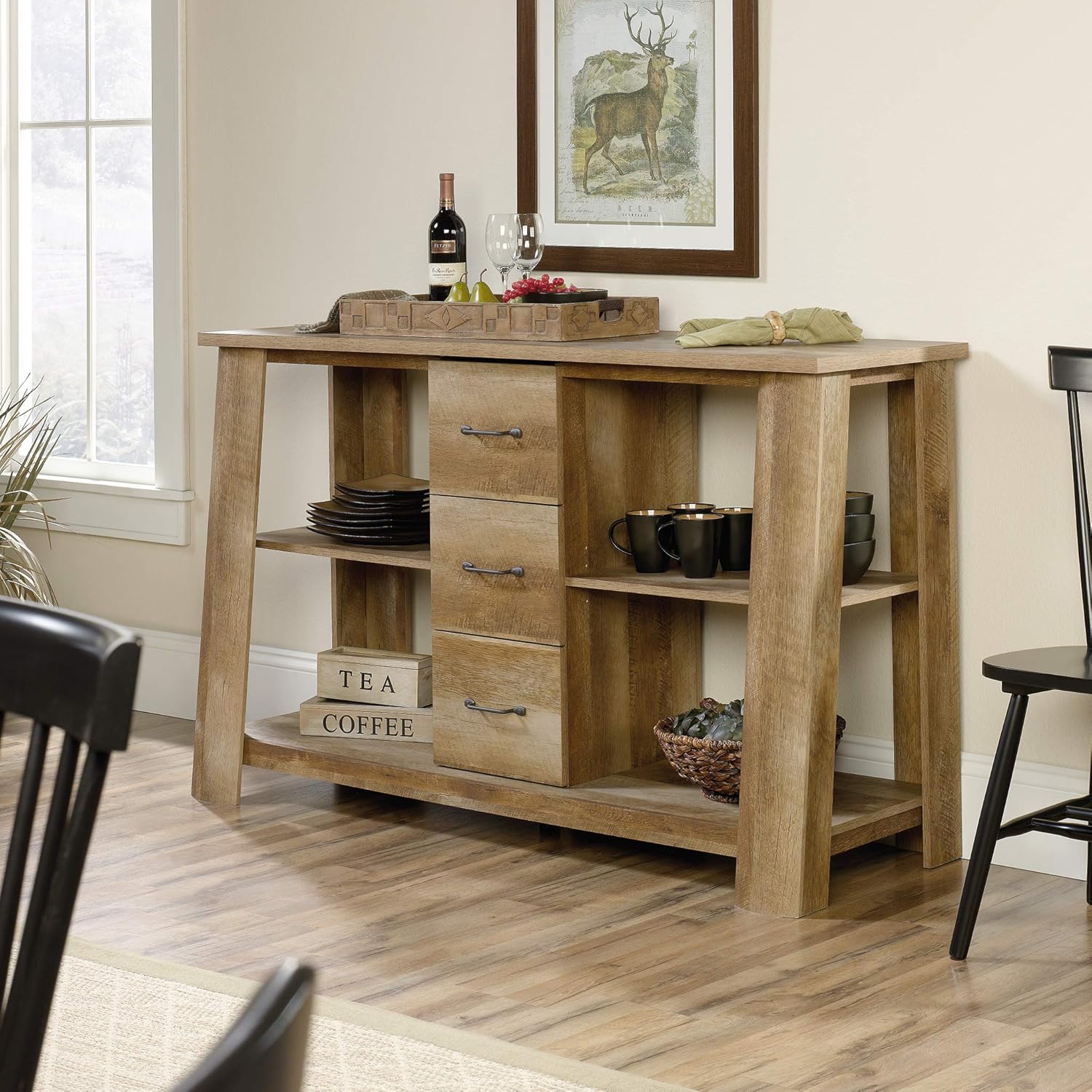 Craftsman Oak Credenza W26725