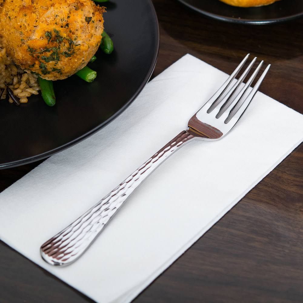 18/8 Stainless Steel Extra Heavy Weight Dinner Fork - 36/Case W747