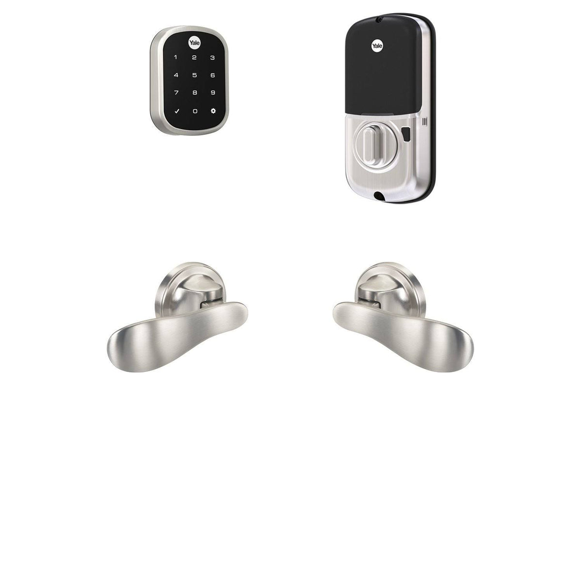 Wi-Fi and Bluetooth Deadbolt with Paddle Lever R547
