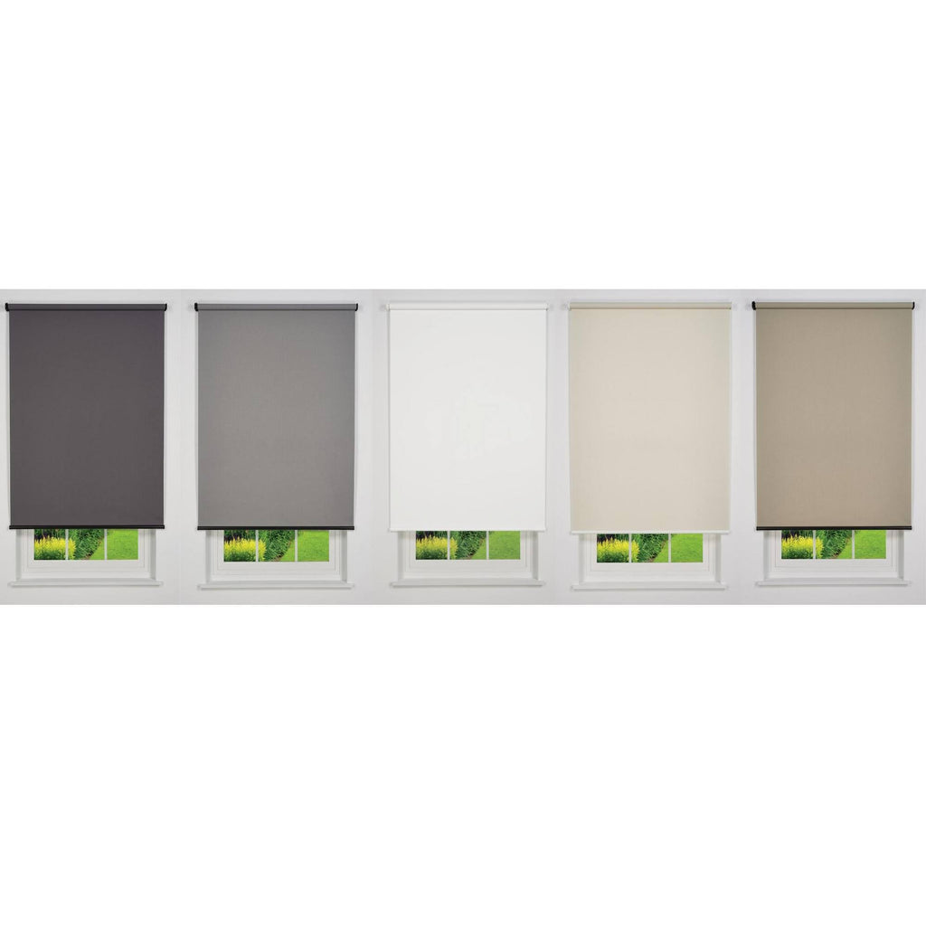 Dark Grey Cordless Blackout Roller Shade A240
