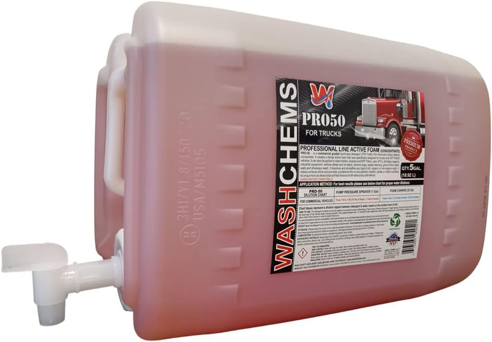 50 Gallon Touchless Car and Truck Wash Soap Detergent Concentrate W37568