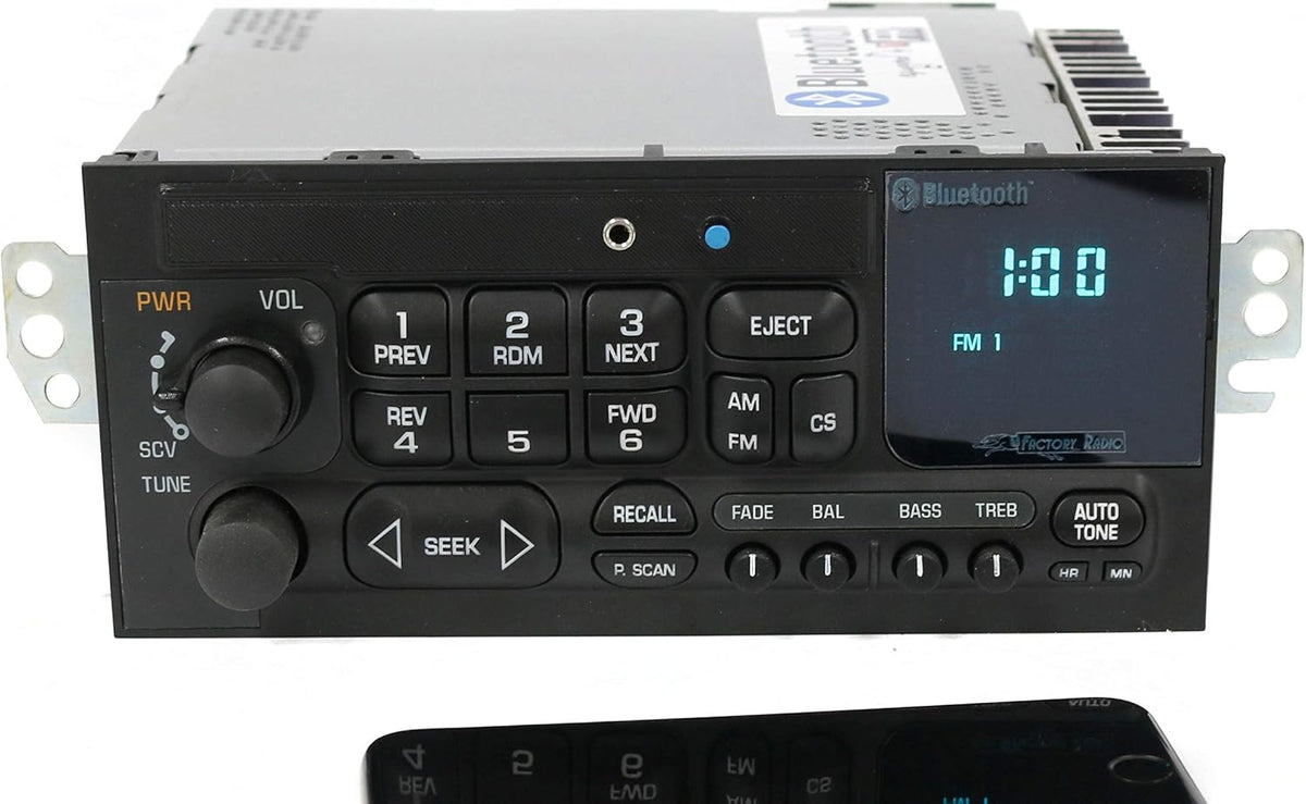 AM FM Radio with Aux Input, Bluetooth and Cassette Controls K34543