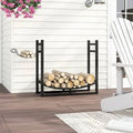 Firewood Log Rack with Kindling Holder K867919