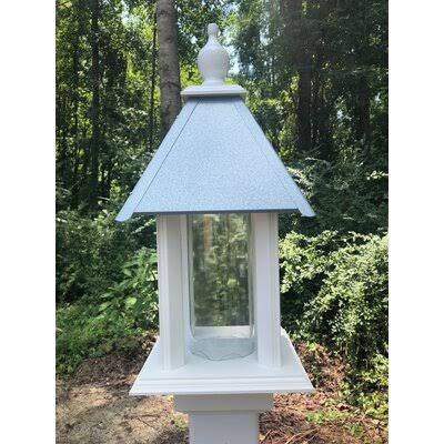 Light Blue Tube Bird Feeder C599960