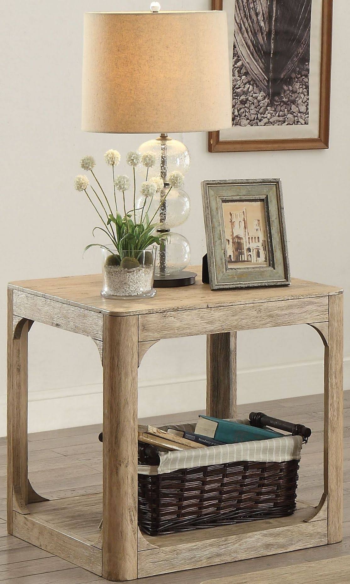 Natural Oak End Table S677356