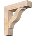 Smooth Bracket with Offset Brace, Douglas Fir P953306