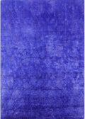 Blue Oriental Rectangle Area Rug 2' x 4' U68439