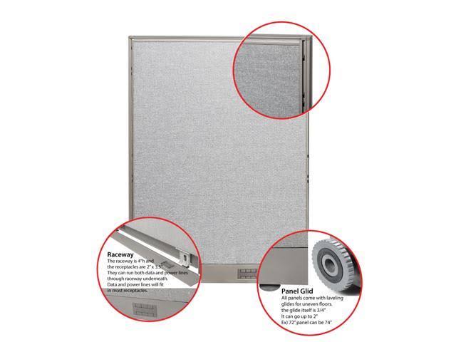 Full Partition Fabric Panel (48W x 48H) F45293