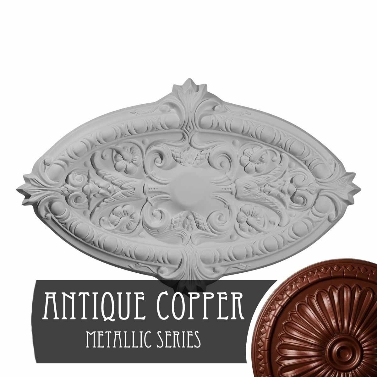 Hand-Painted Gold Ceiling Medallion L921444
