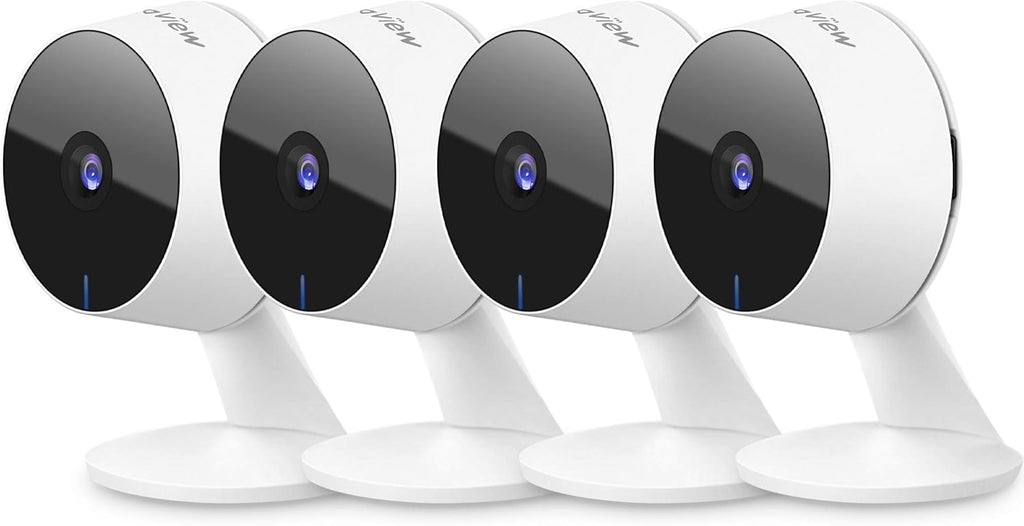 4pcs Indoor 1080P Wi-Fi Security Cameras O534