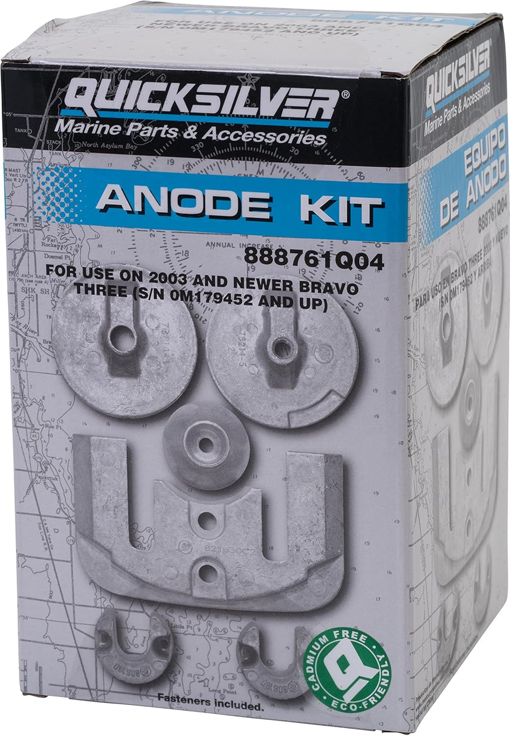 Aluminum Anode Kit for MerCruiser Bravo III Drives O520