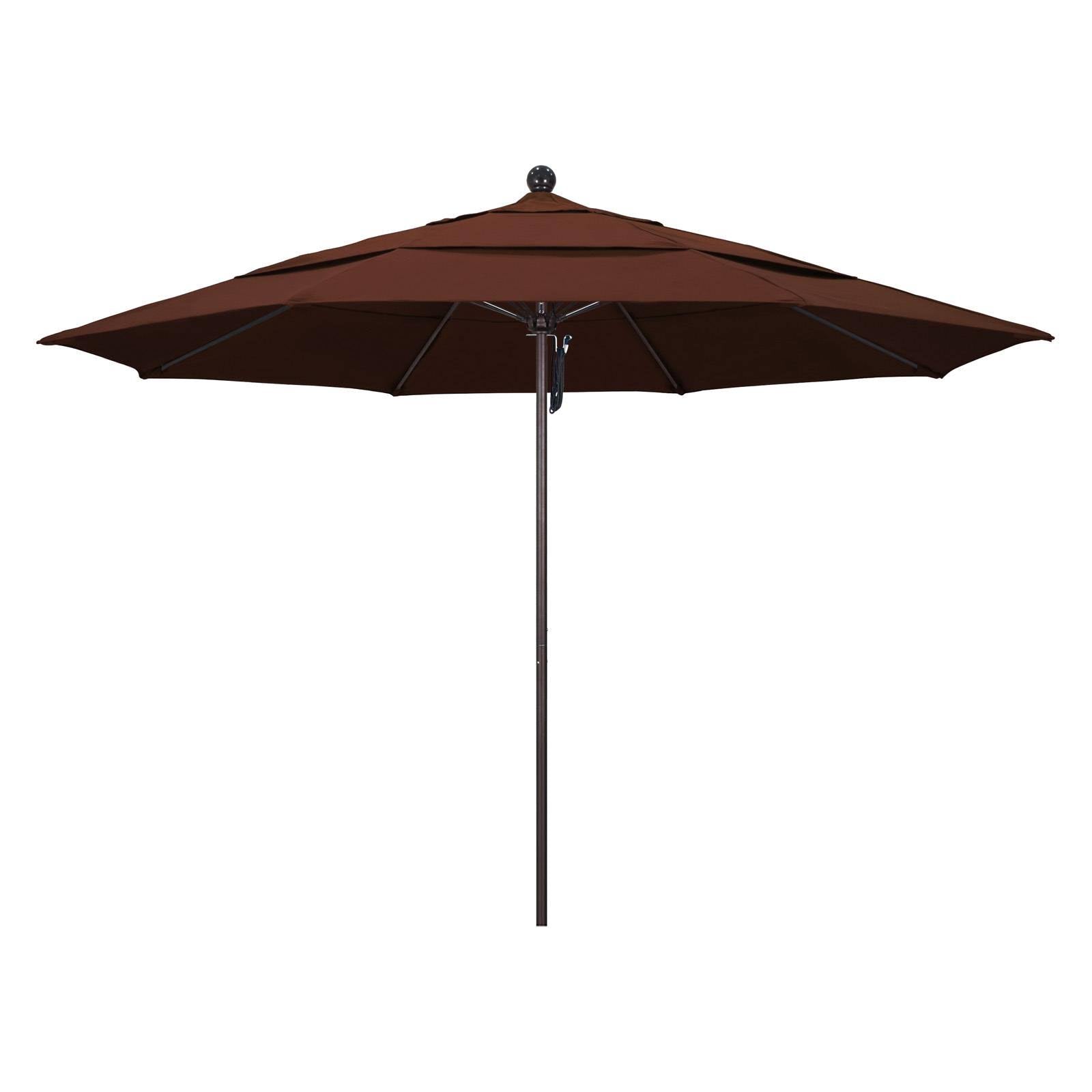 11 ft. Sunbrella Fiberglass Double Vent Market Umbrella Z94607