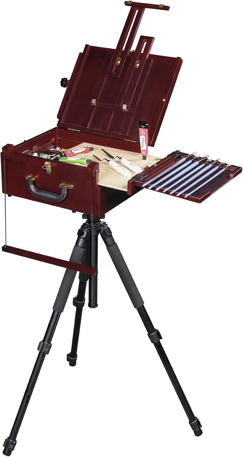Walnut Pochade Box with Nylon Carry Bag R842900