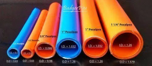 60 ft Insulated PEX Al PEX Tubing S452